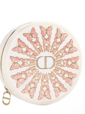 Dior Butterfly Embroidery Pouch